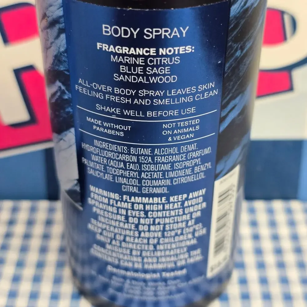 BBW Clean Slate Ultra Shea Body Cream & Body Spray Men's Collection